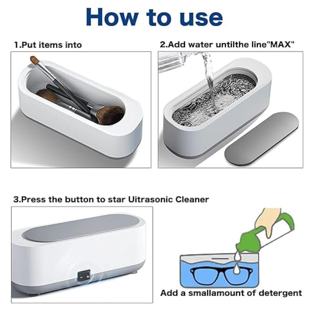 Ultrasonic Jewellery & Gadget Cleaner