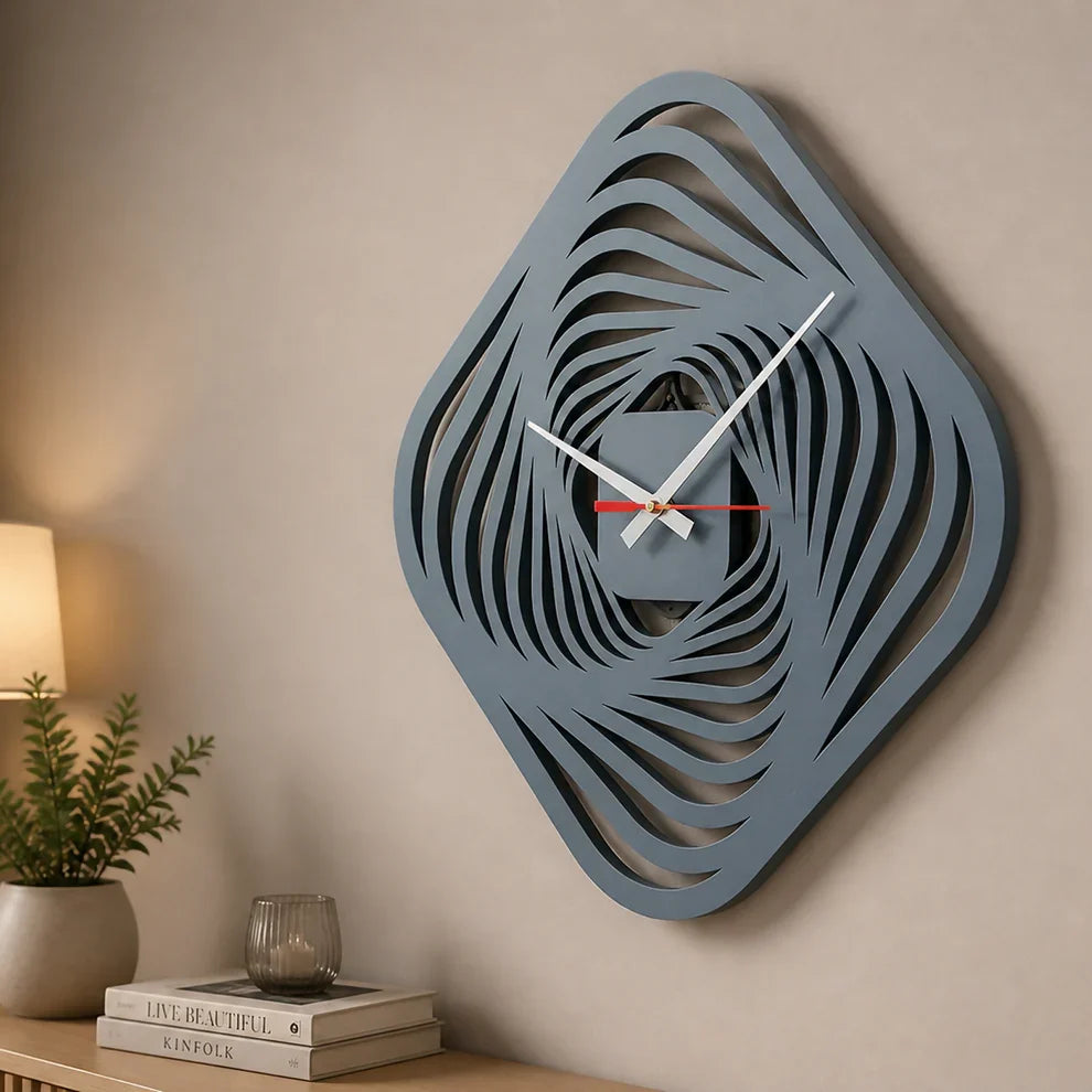 Modern 3D Vortex Wall Clock