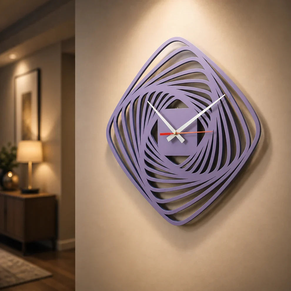 Modern 3D Vortex Wall Clock