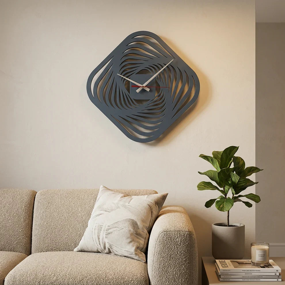 Modern 3D Vortex Wall Clock